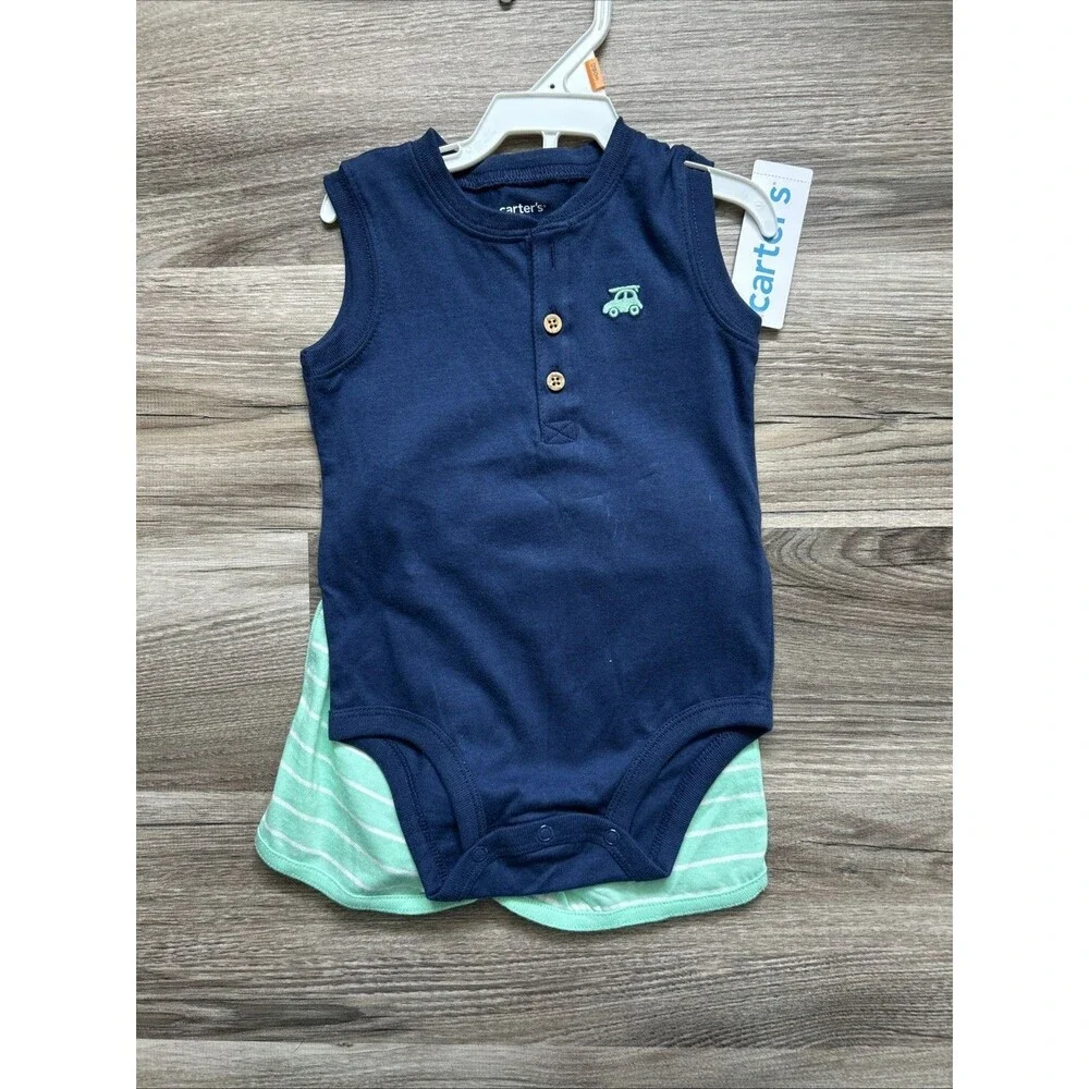 NWT Carters OskKosh Baby Boy 12 Months 6 Piece Summer Bundle